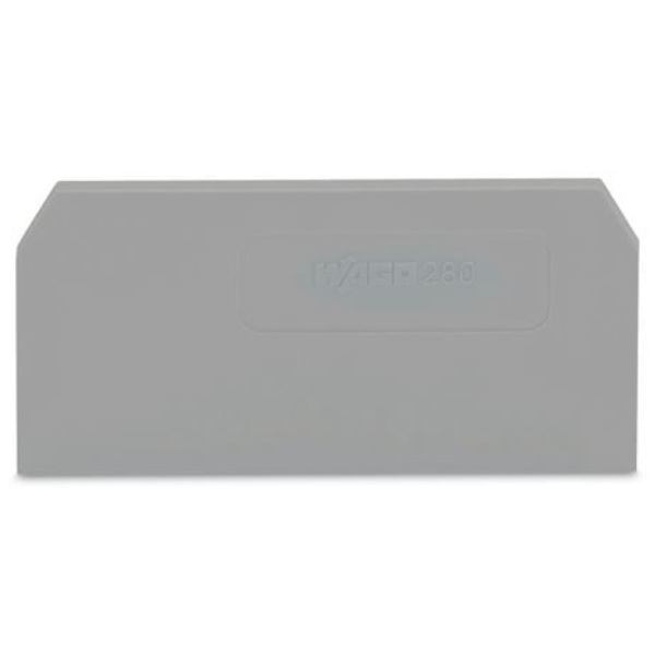 Wago End And Intermediate Plate 2.5 Gray 25/Box