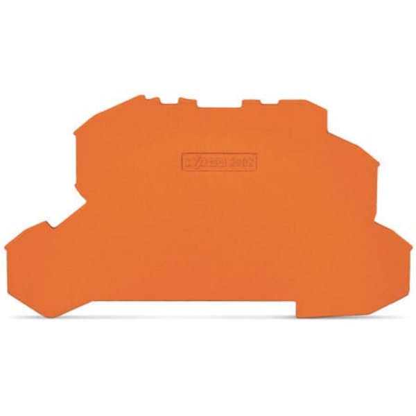 Wago End And Intermediate Plate 1 mm Orange 25/Box