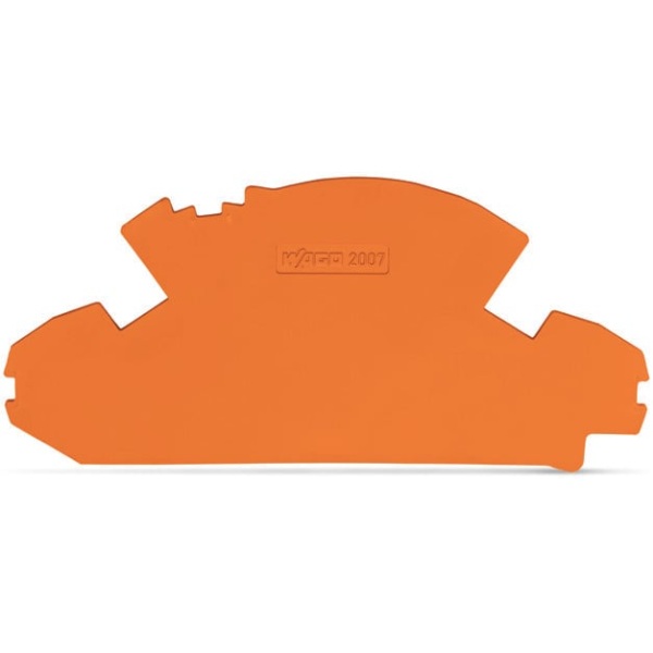 Wago End And Separator Plate 1.5 mm Orange 10/Box