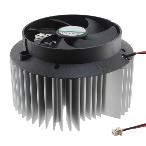 Fansink 86x45.4mm 5VDC For use with Fortimo LED Modules Shaped Round
