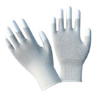 ESD Gloves Seamless Tip Coated Small