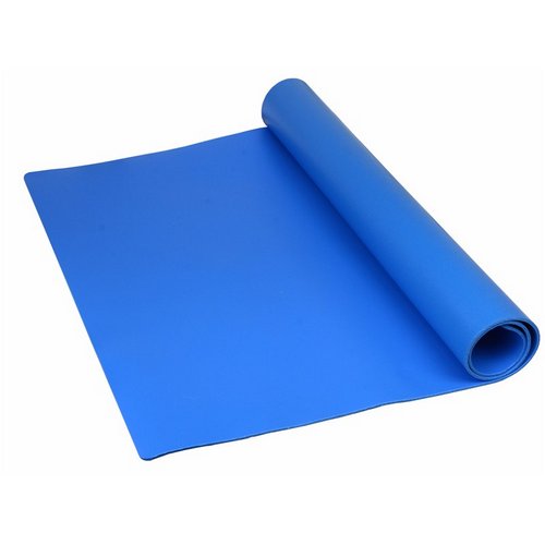 Dissipative Vinyl 1-Layer Table Economy Roll Blue 30'' x 50'